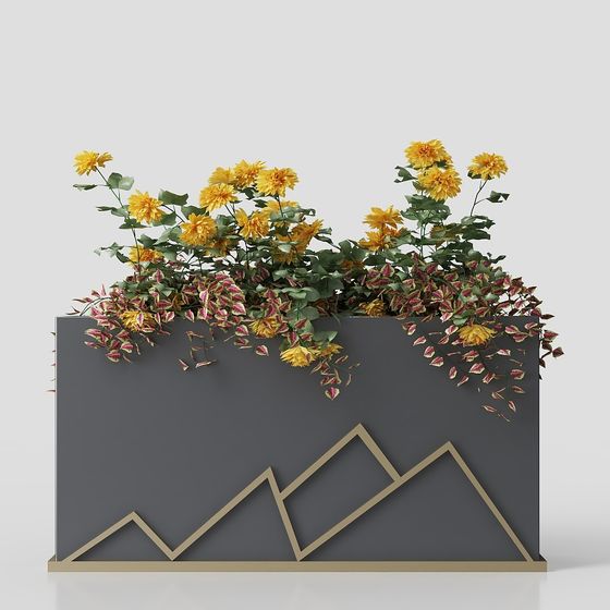 Nature-Inspired Low-Poly Garden 3D model