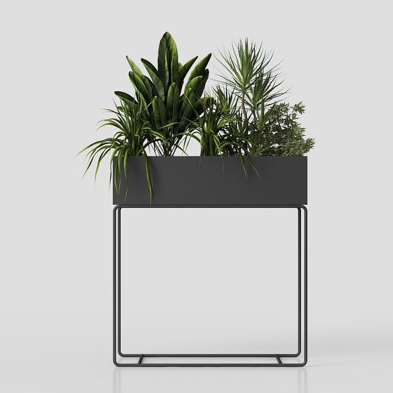 Urban Oasis Plant Stand 3D model