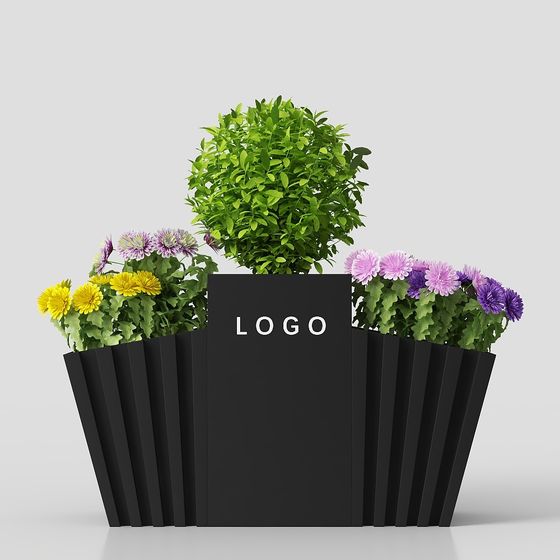 City Oasis Planter 3D model