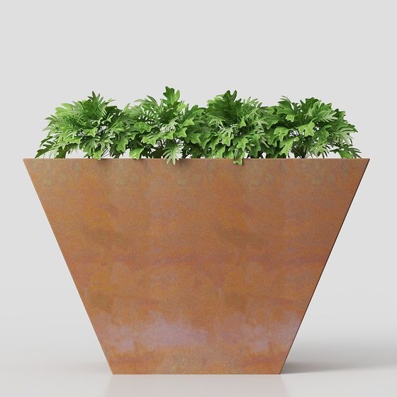 Rustic Plant Pot 3D model