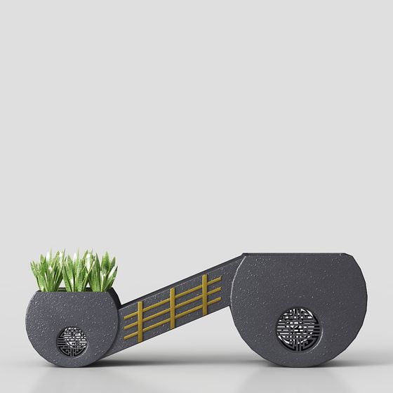 Urban Oasis Planter 3D model