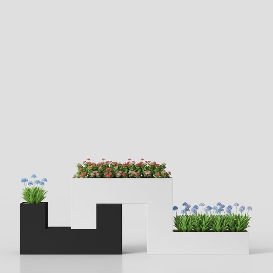 Urban Oasis Planter Box 3D model