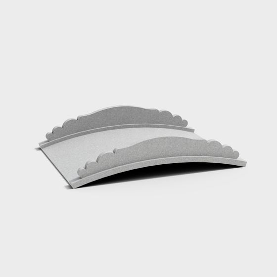 Cloud Bridge 3D model - Low Poly Art Design