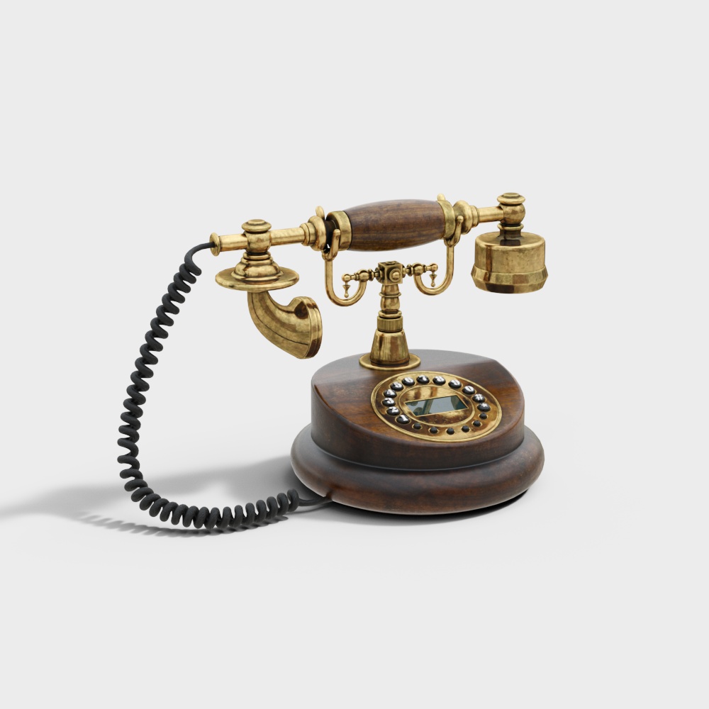 American retro telephone