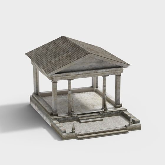 Roman Pavilion 3D model