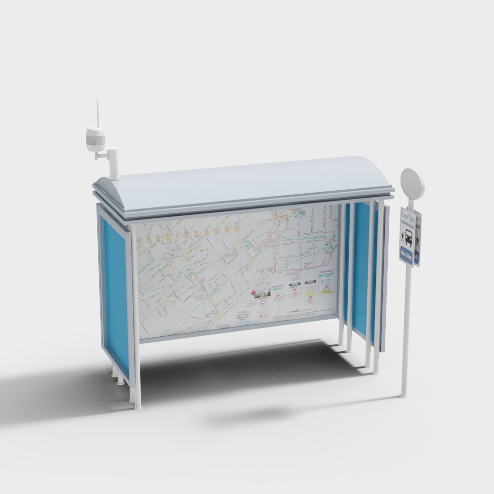 지하철 역 버스 플랫폼