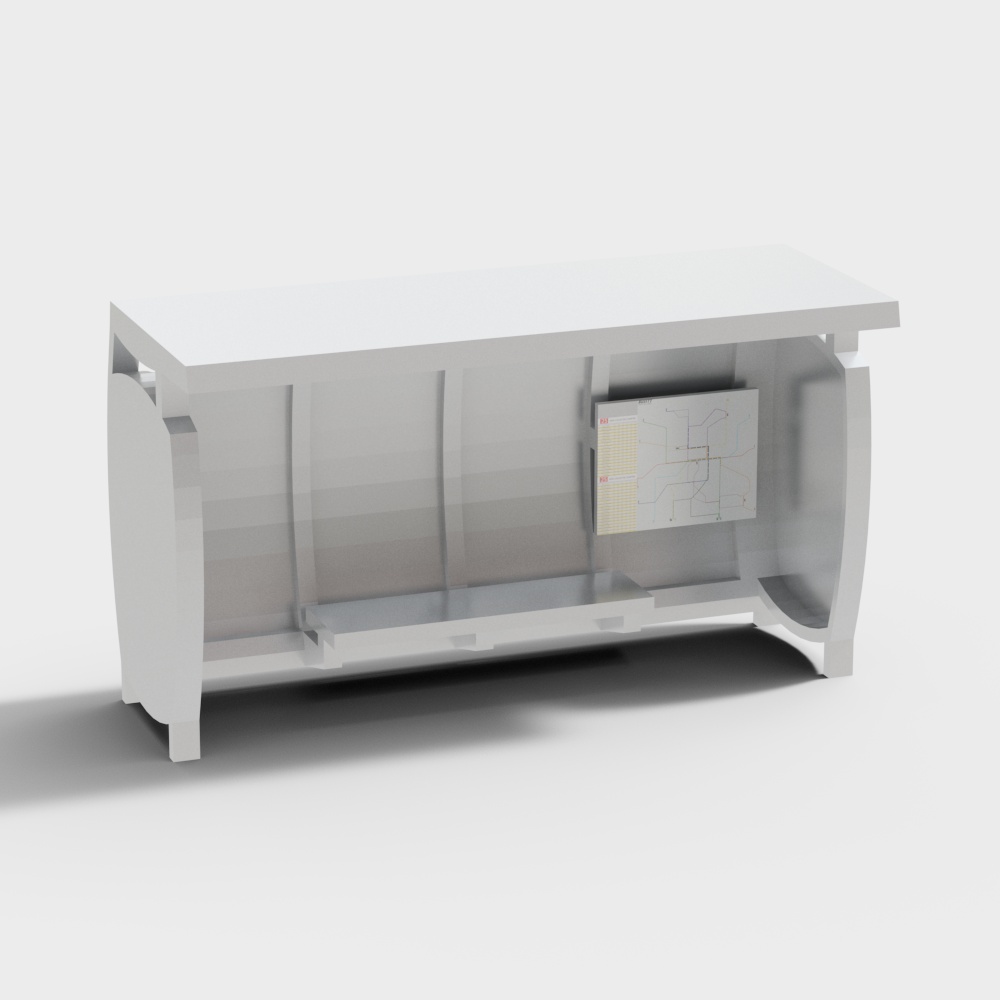 Office area bus stop