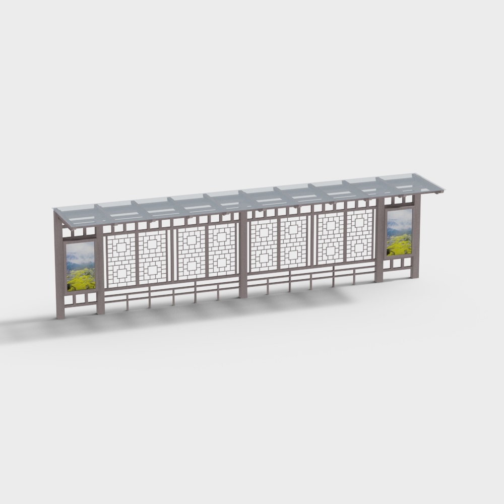 Oriental Charm Bus Station 3D model