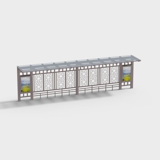 Oriental Charm Bus Station 3D model