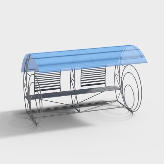 City Light Bench 3D model
