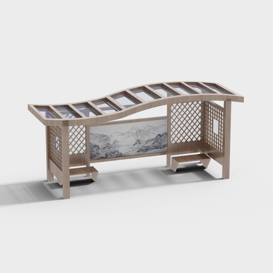 Oriental Elegance Pavilion 3D model