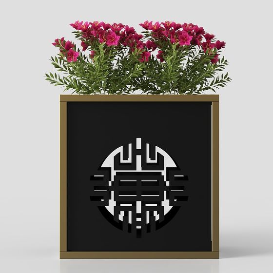 Urban Oasis Planter 3D model