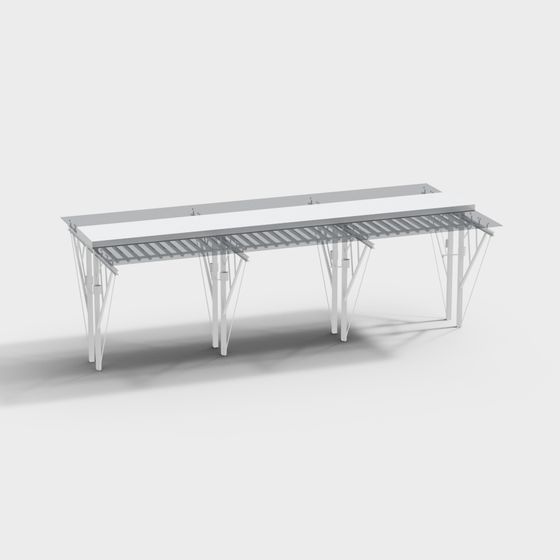 City Oasis Pergola 3D model