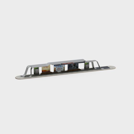 Urban Bus Stop 3D Model for Modern Designs