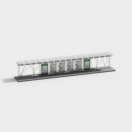 Urban Oasis Bus Stop 3D model
