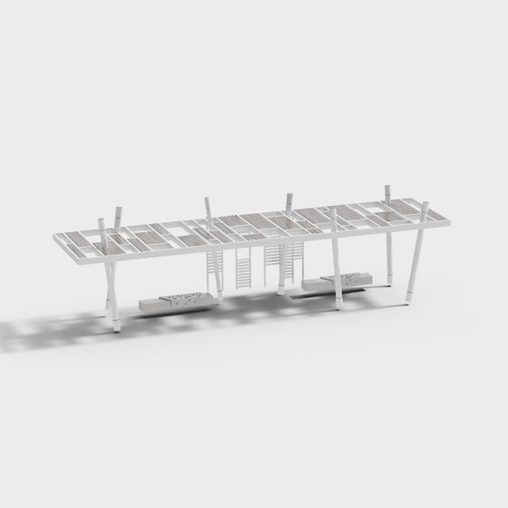 Urban Balcony 3D model