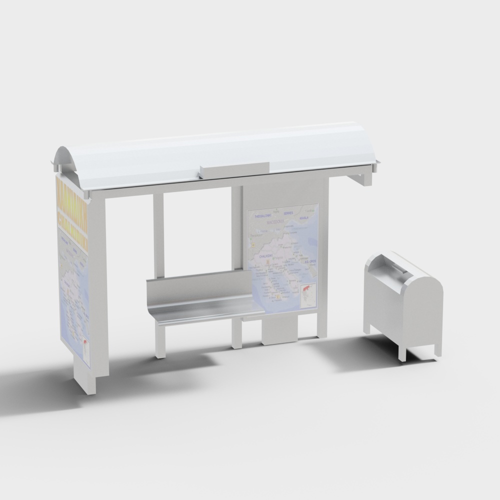 地下鉄駅バスプラットフォーム