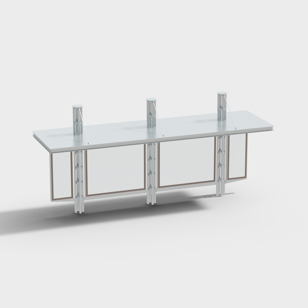 Parada de autobús parque industrial