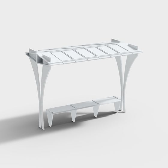 Urban Oasis Bench 3D model