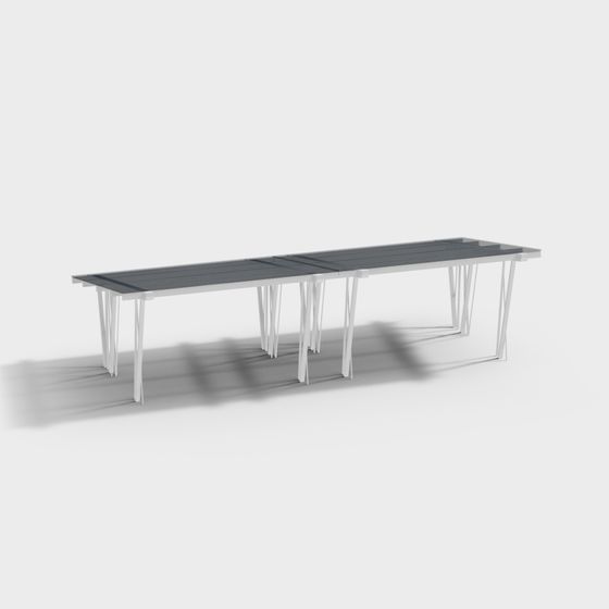 Urban Long Table 3D model for Creative Projects
