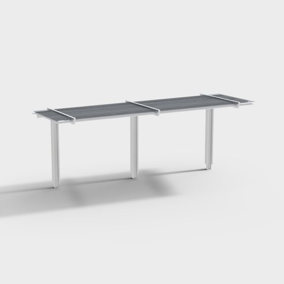 Urban Long Table 3D model for Modern Design