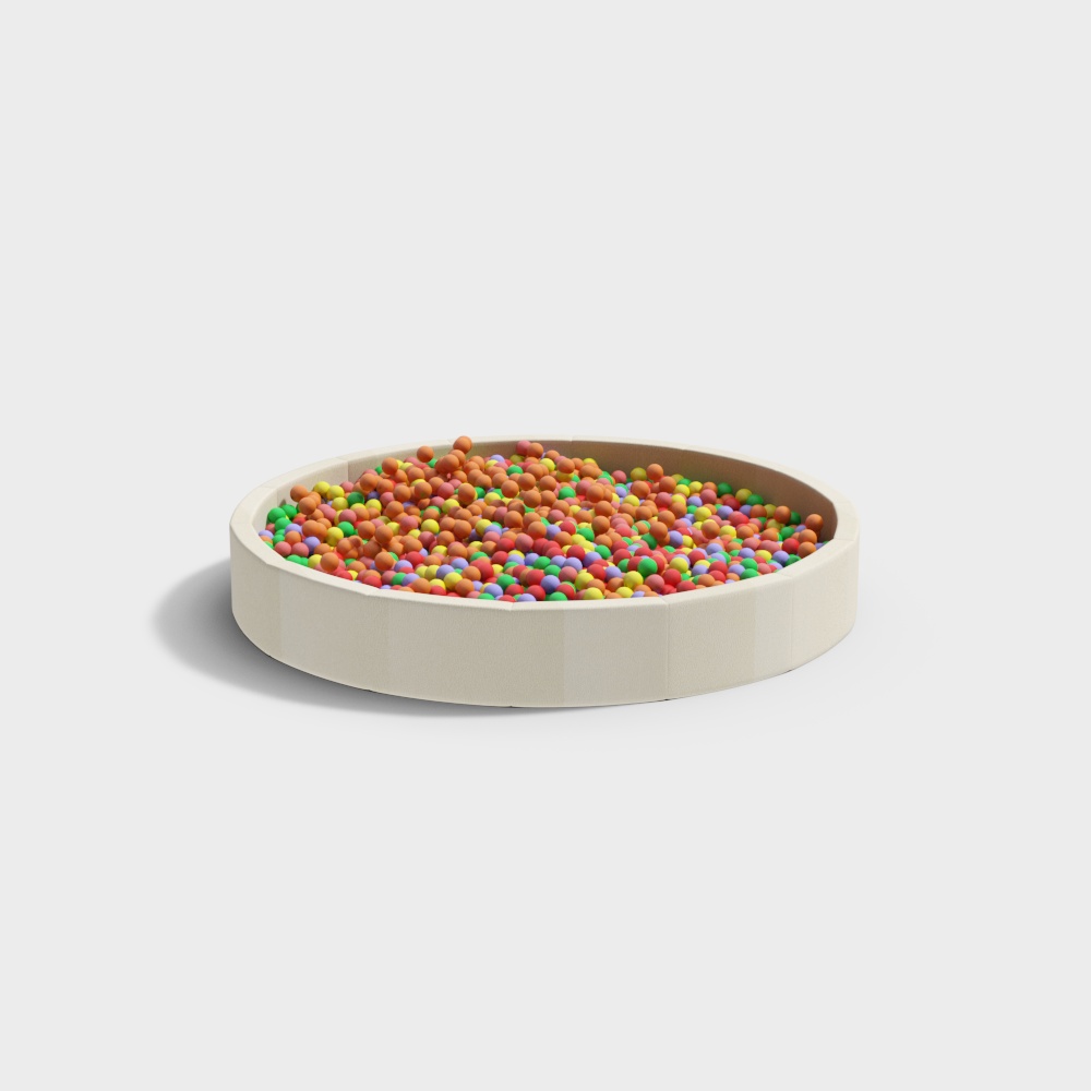Colorful Ball Pit 3D model for Creative Projects
