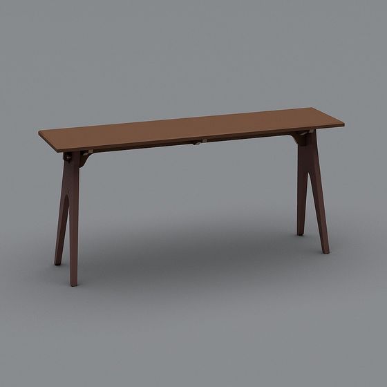 Mid-Century Modern Console Table 3D model