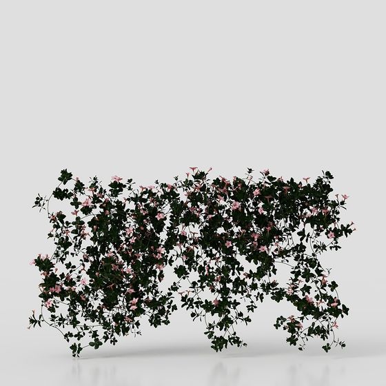 Lush Climbing Plant 3D model for Nature-Inspired Designs