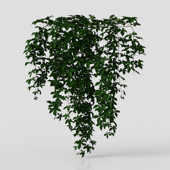 Vining Greenery 3D Model - Lush & Vibrant