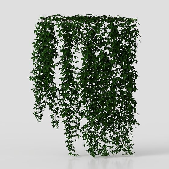 Vine Wall 3D Model - Nature Meets Modern Design