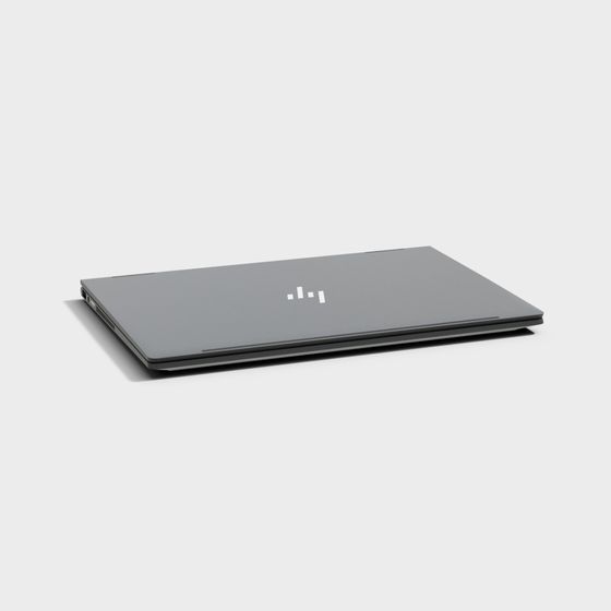 Sleek Minimalist Laptop 3D model