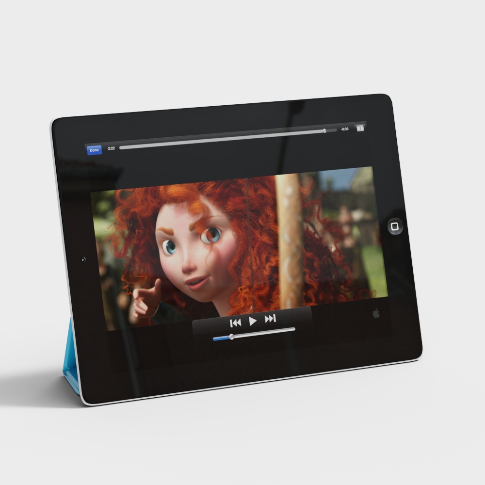 Realistic iPad Air 3D model for Creative Projects