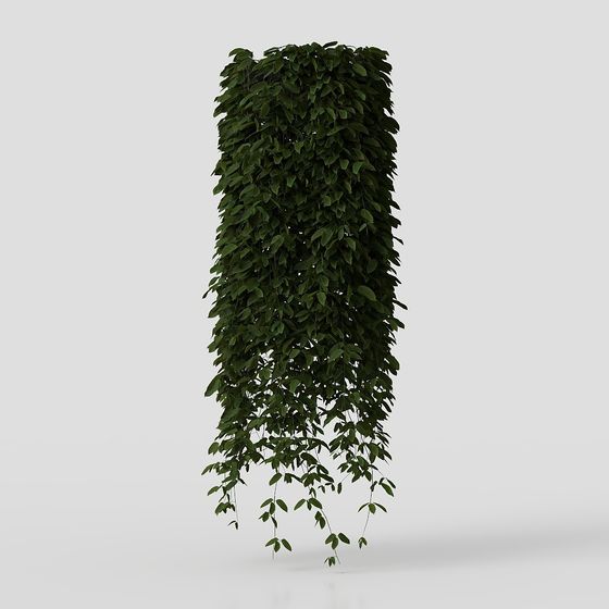 Suspended Plant 3D model for Designers and Developers