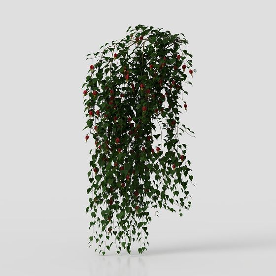 Hanging Flower Vine 3D Model for Creative Projects