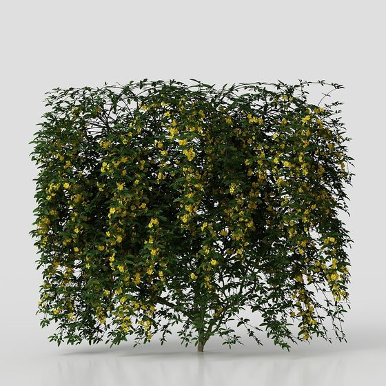 Sunshine Flower Tree Low-Poly 3D Model