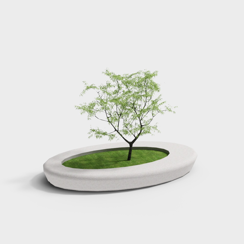 Landscape tree pool seats