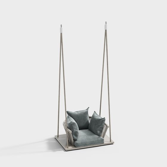 Tranquil Hanging Chair 3D model for Creative Projects
