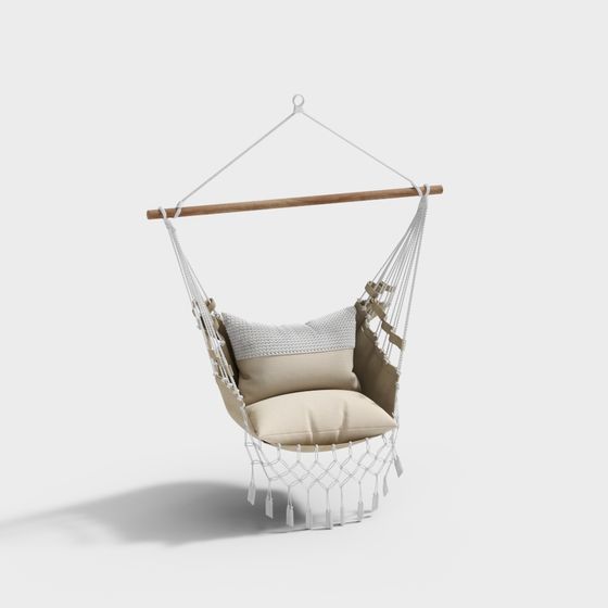 Charming 3D Hanging Chair Model for Tranquil Spaces