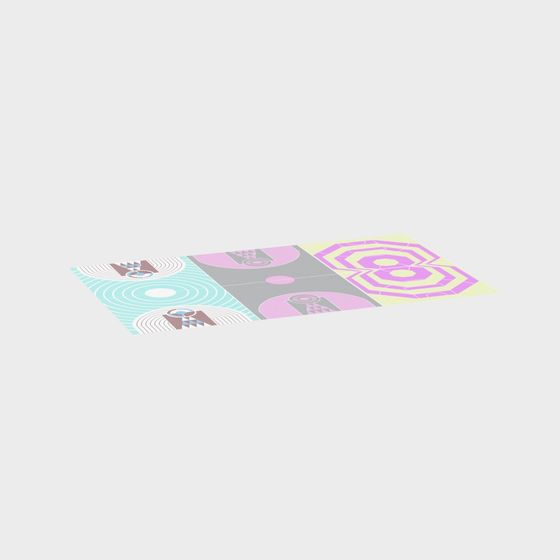 Abstract Geometric Carpet 3D model