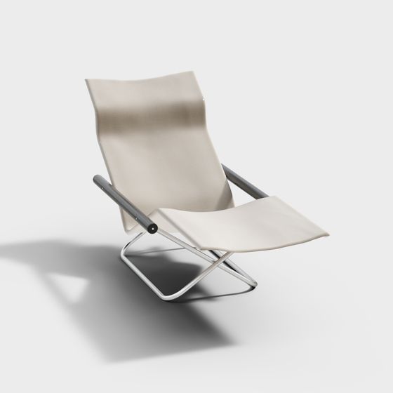 Streamlined Lounge Chair 3D model