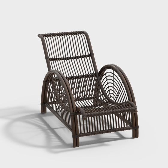 Modern Lounge Chair 3D Model for Relaxation