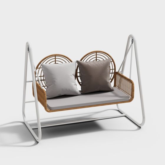 Stylish Hanging Chair 3D model for Modern Spaces
