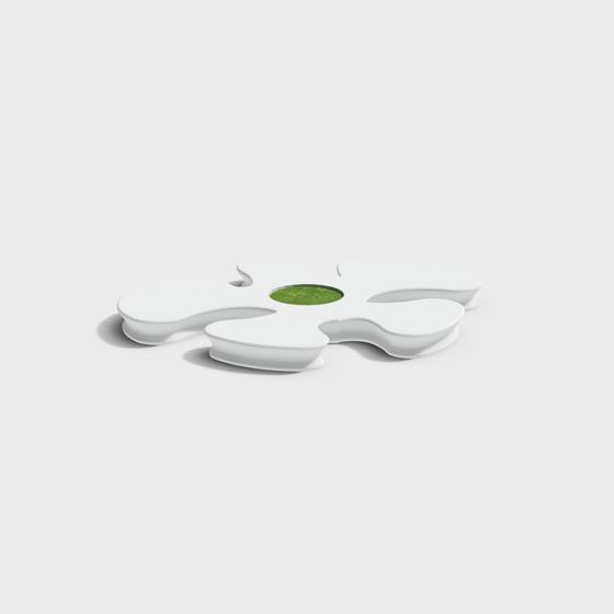 Stylish Petals Table 3D model for Creative Projects
