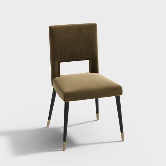 Stylish 3D Chair Model for Modern Interiors