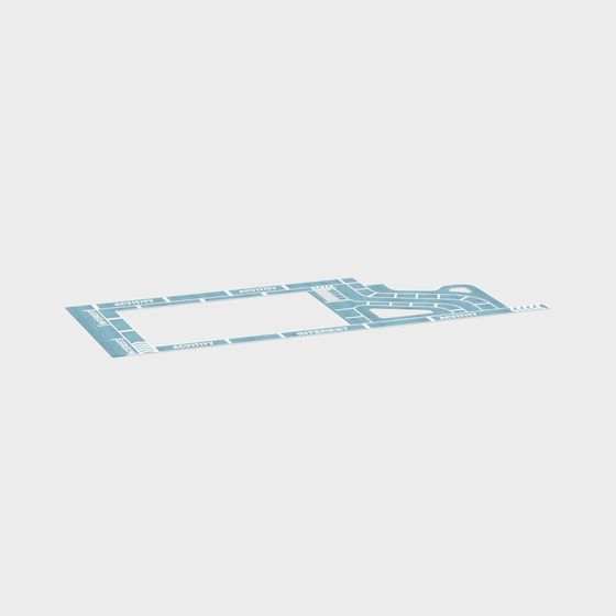 City Planning Blueprint 3D Model