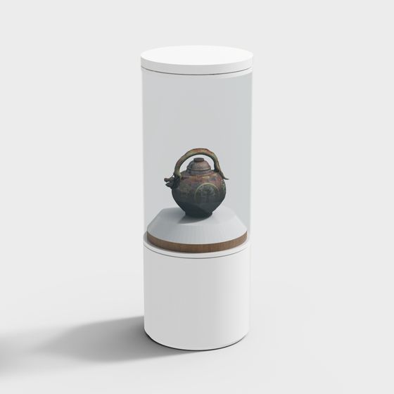 Antique Teapot 3D model for Creative Projects