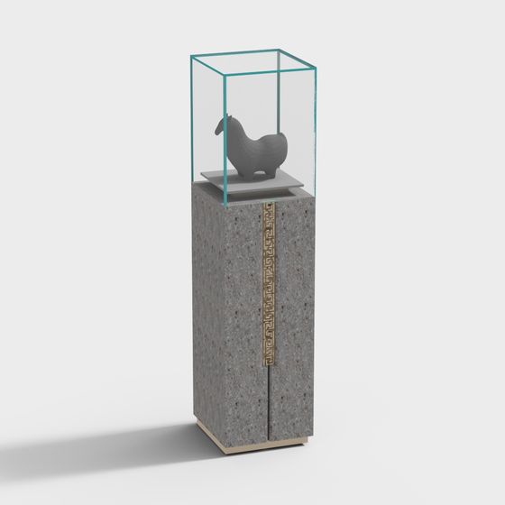 Urban Sculpture Display Stand 3D model