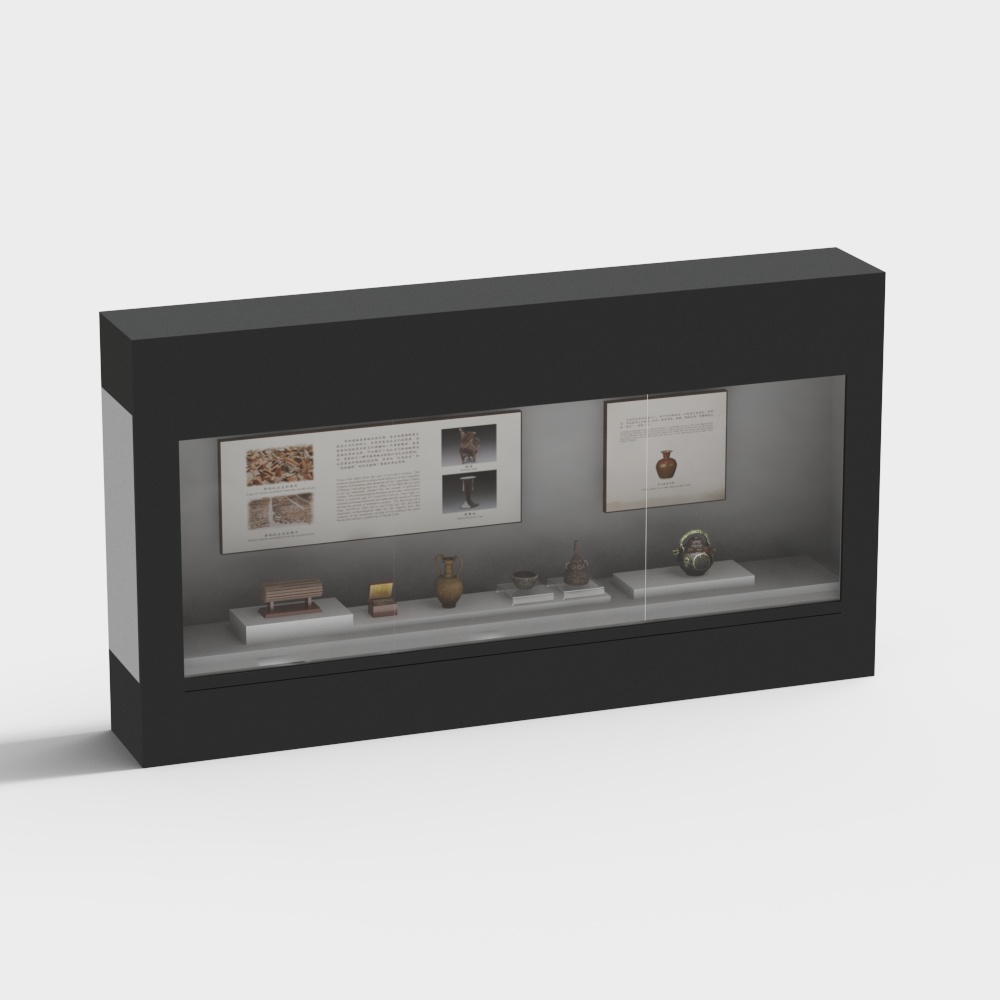 Museum Display Cabinet 3D model