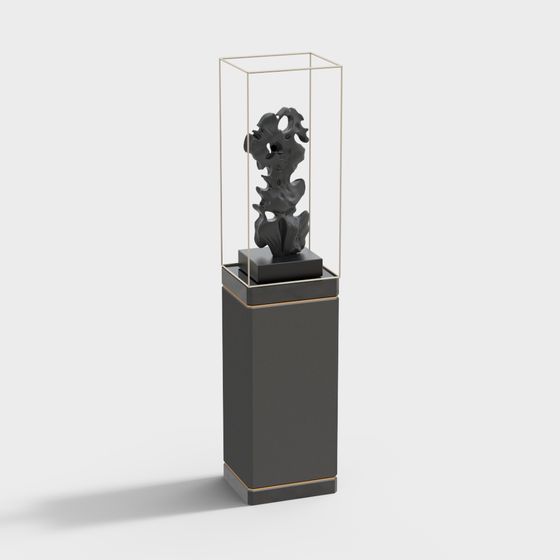 Abstract Sculpture 3D model for Contemporary Art