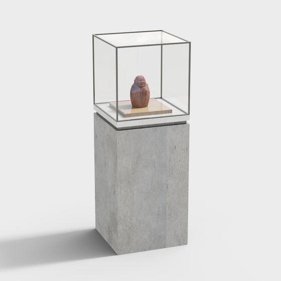 Smiling Buddha 3D Model: Low Poly with High Detail